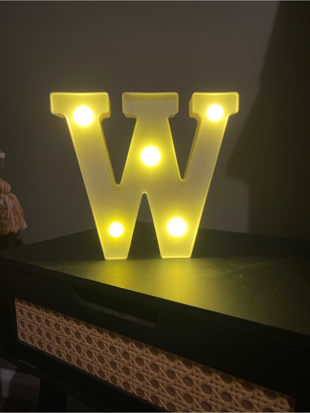 White LED Letter W Light - Unbranded Home Party / Wedding Decor